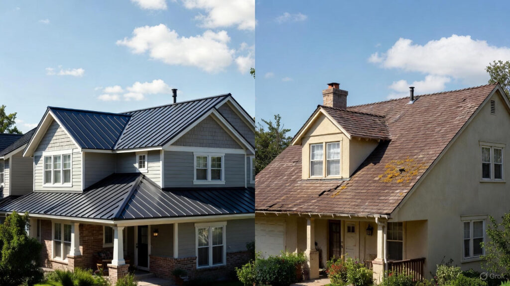 Metal Roofing vs Asphalt Shingles